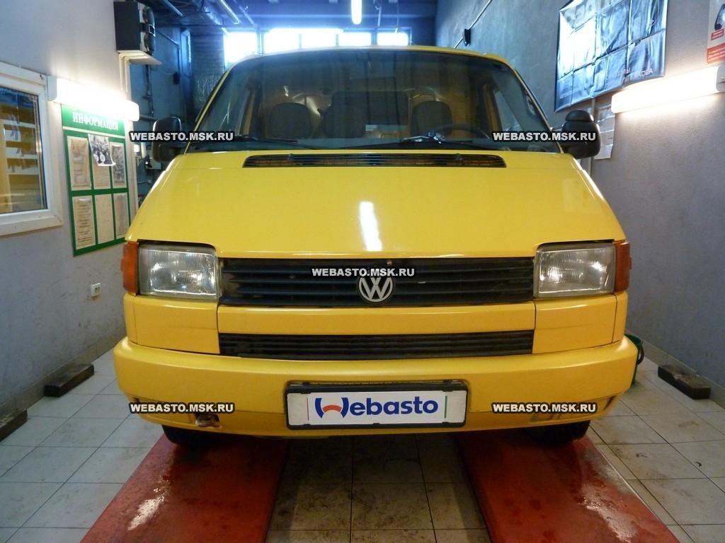 Установка подогревателя Webasto на VW T4 в Москве